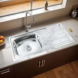 Stainless steel kitchen sinks 